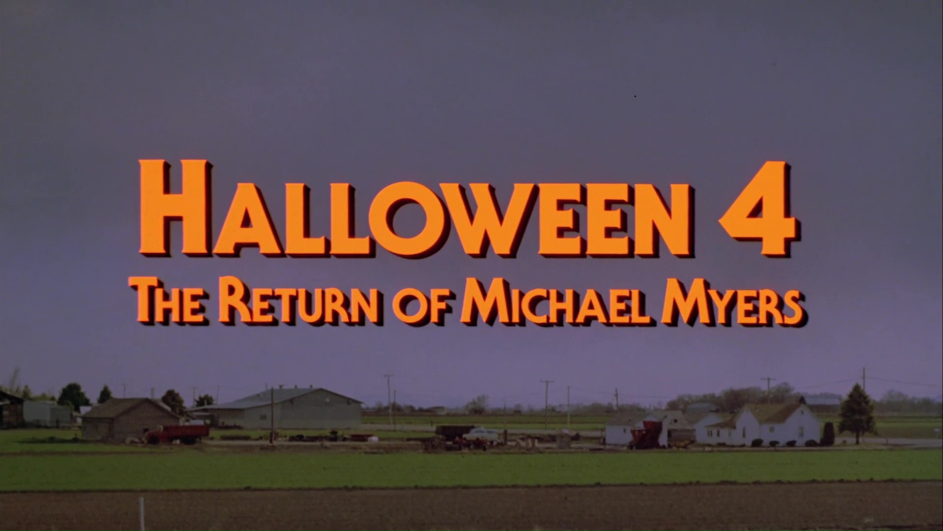 HALLOWEEN 4 : LE RETOUR DE MICHAEL MYERS (Halloween 4: The Return of Michael Myers) de Dwight H. Little (1988)
