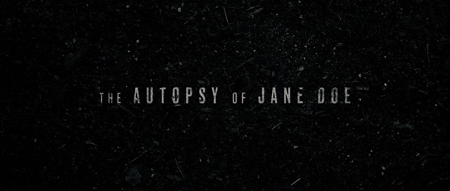 THE AUTOPSY OF JANE DOE de André Øvredal (2016)