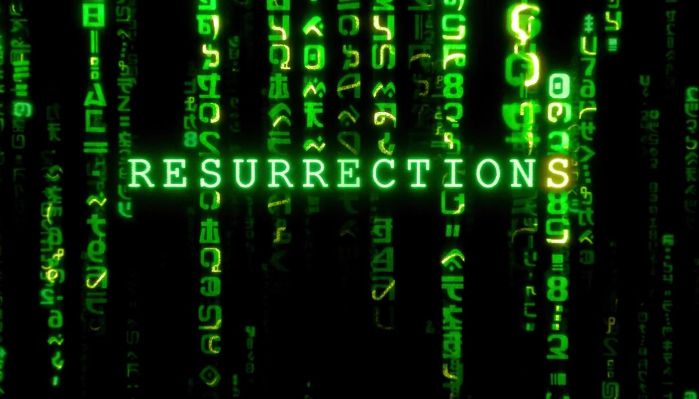 MATRIX RESURRECTIONS de Lana Wachowski (2021)