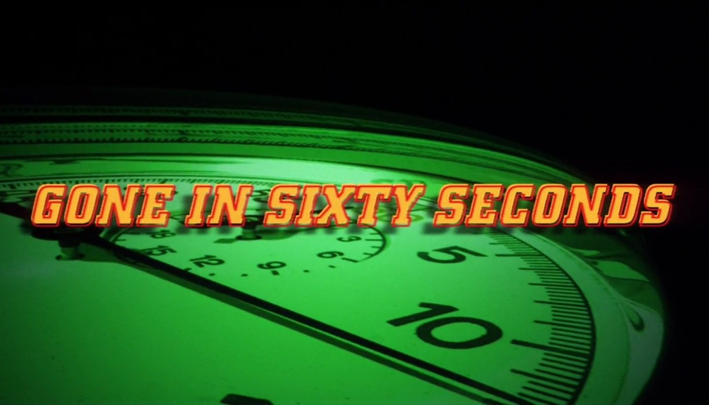 60 SECONDES CHRONO (Gone in 60 Seconds) de Dominic Sena (2000)